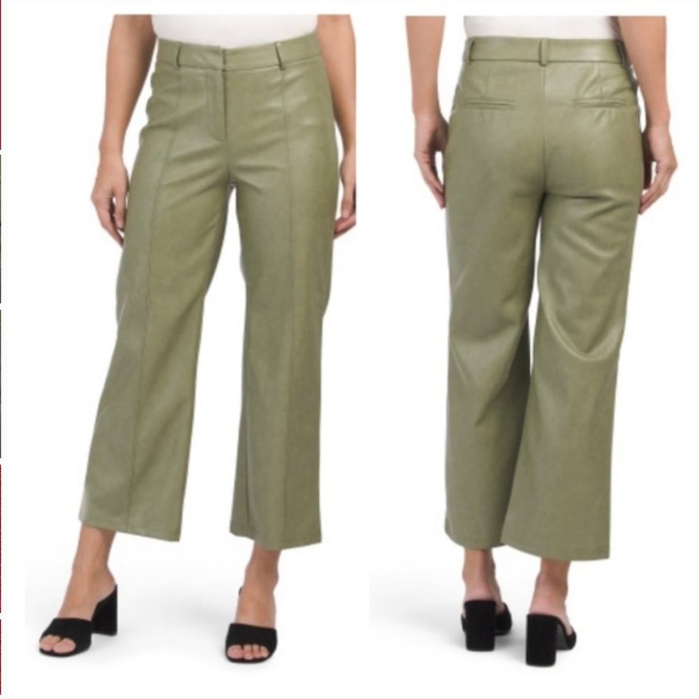7 For All Mankind Faux Leather Trousers
